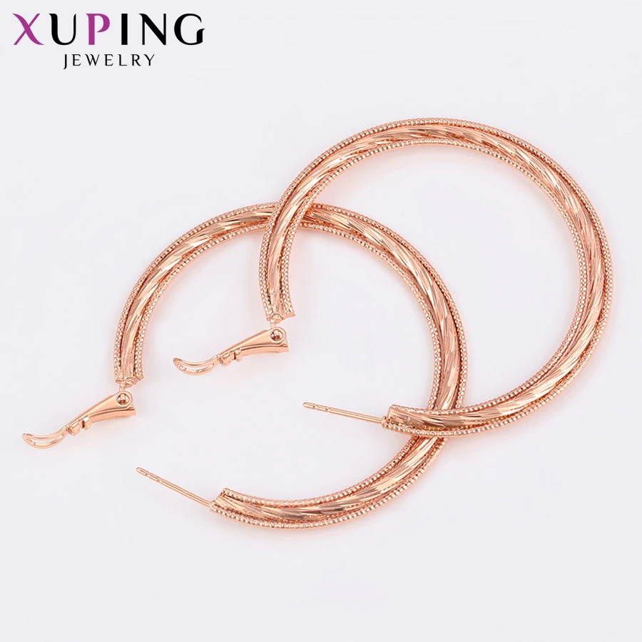 Серьги Xuping модные серьги с покрытием из розового золота для женщин и девочек