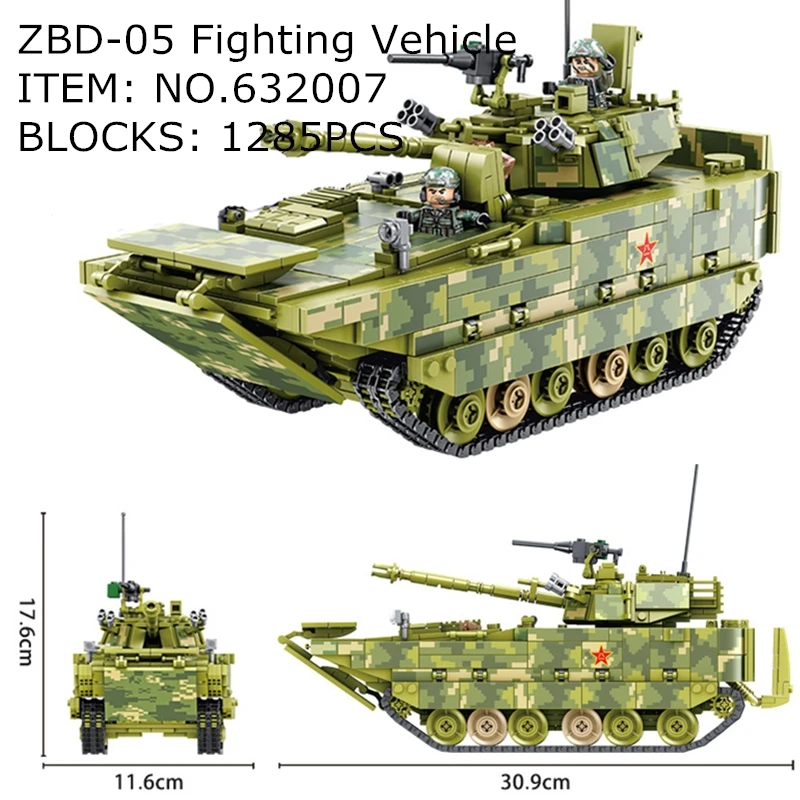 Новый игрушечный танк строительные блоки 1000 + шт Строительные T90 M60 леопардовые