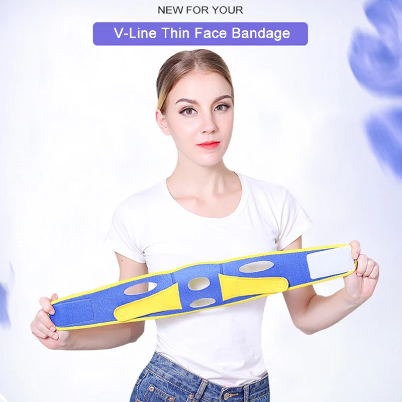 Пояс для подтяжки лица пояс массажа кожи v-образная линия Тонкая Повязка уход за