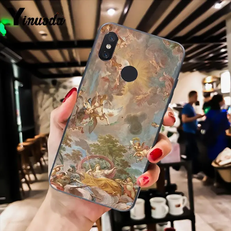Yinuoda создание Адама Ренессанс живопись на холсте чехол для телефона для Xiaomi mi 6 mi x2 mi x2S Note3 8 8lite Red mi 5 note5 Note4 4X
