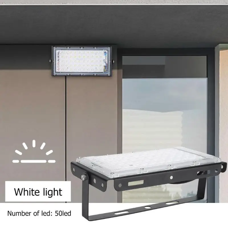 220V 50LED потолочные светильник Настенный светильник 50 Вт Водонепроницаемый IP65 потолочные светильник s ландшафтный светильник ing открытый мастерской светильник ing парк деревья светильник в