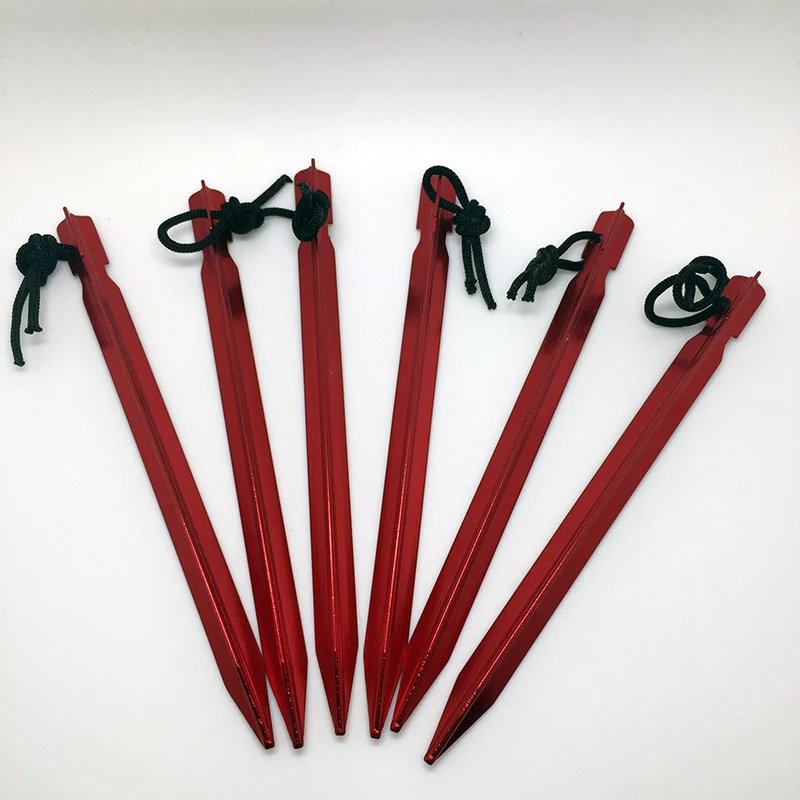 Алюминиевая стойка для палатки 7 ''(18 см) Professional 10 шт./лот красного цвета 18 см