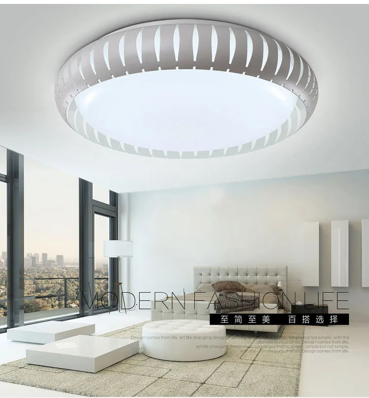 СИД затемняя тонер спальня потолочный светильник минималистский атмосфера