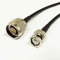 new n male plug connector switch bnc male plug convertor rg58 wholesale fast ship 100cm 40adapter