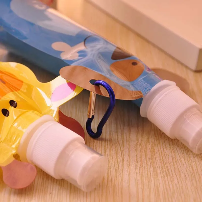 Горячая Экологичная Портативная Складная многоразовая бутылка для воды с