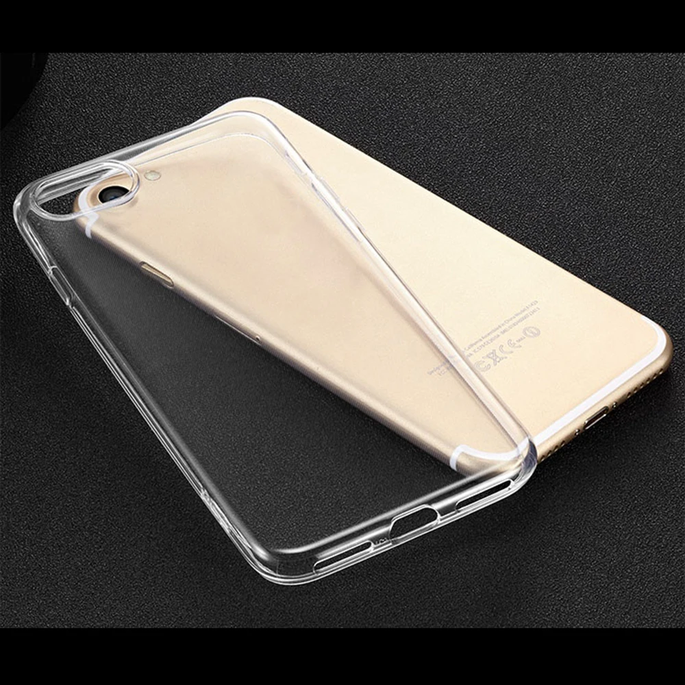 For Apple iPhone 5 6 7 8 Plus X XR XS MAX Soft Silicone Clear TPU Cell Phone Case Back Cover High Quality 1 set 10 Pieces Pack |