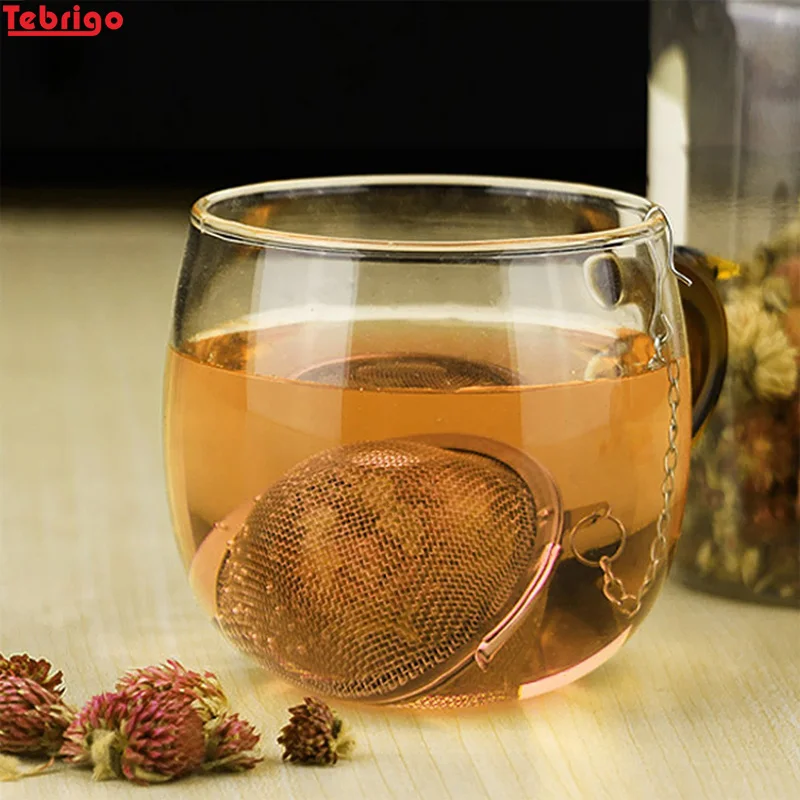 Tebrigo 3Pcs Stainless Steel Filter Mesh Tea Infuser Strainer Ball with Hook For Brewing Lot | Дом и сад