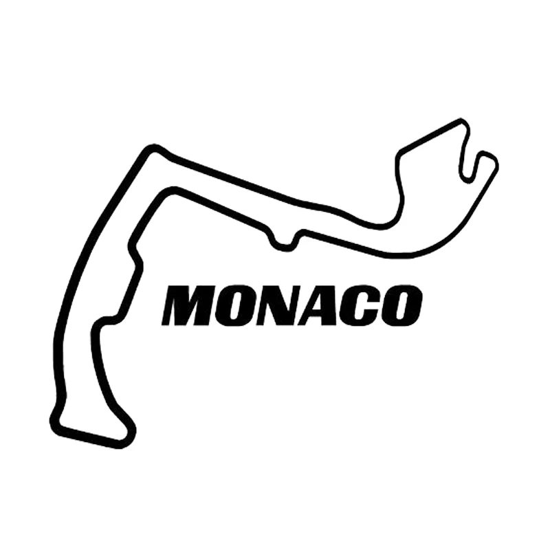 ZOOYOO Monaco гоночная трасса настенная наклейка художественные наклейки Франция