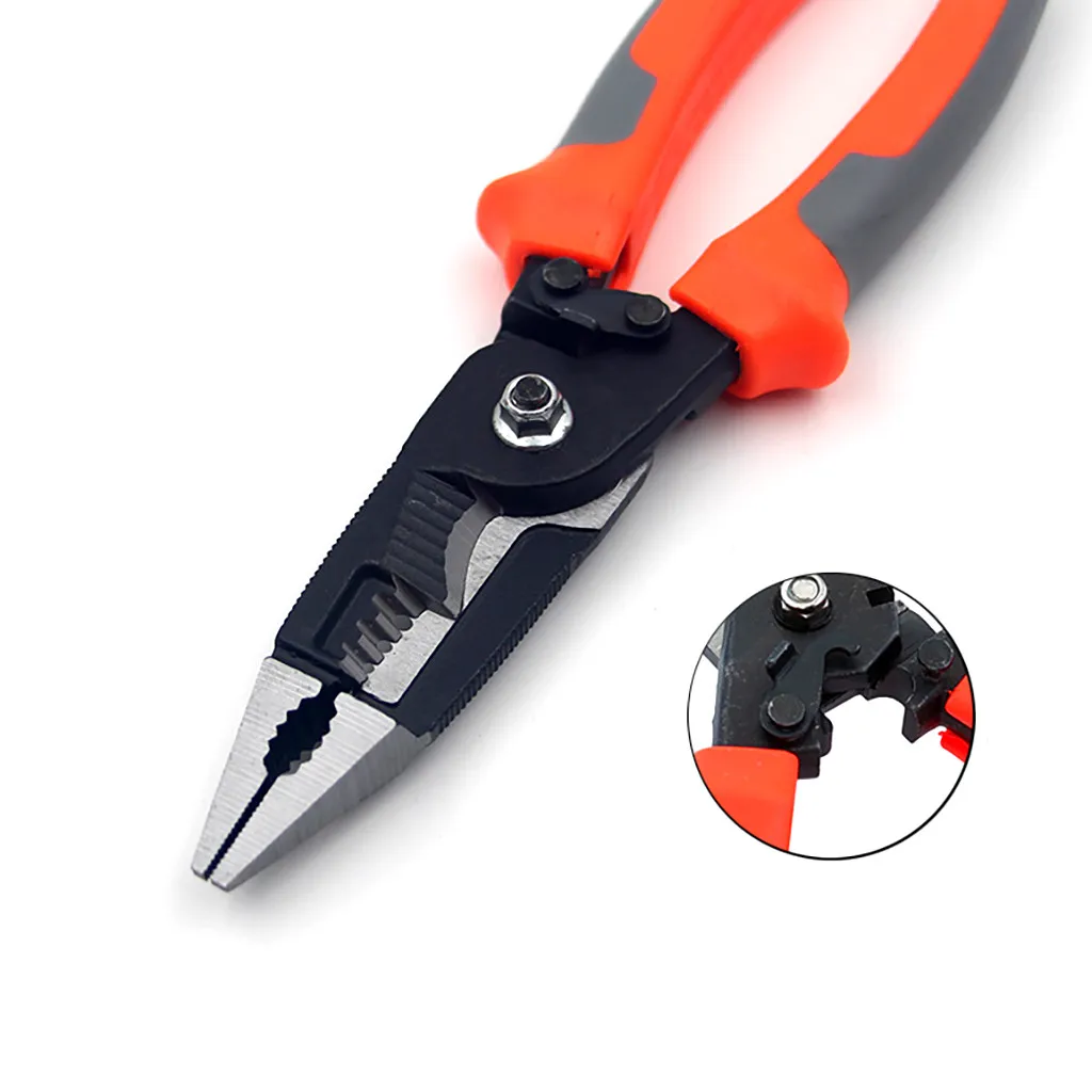 Электрик плоскогубцы 6 в 1 многофункциональные для зачистки проводов Длинные