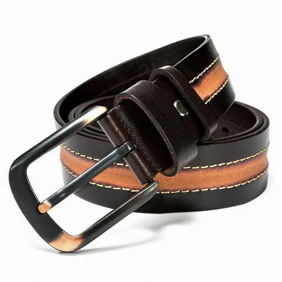 

Fashion men cow leather belt Male waistband NEW male brand strape Fashion Leather belt for men Assurance Belt,Vintage Belt