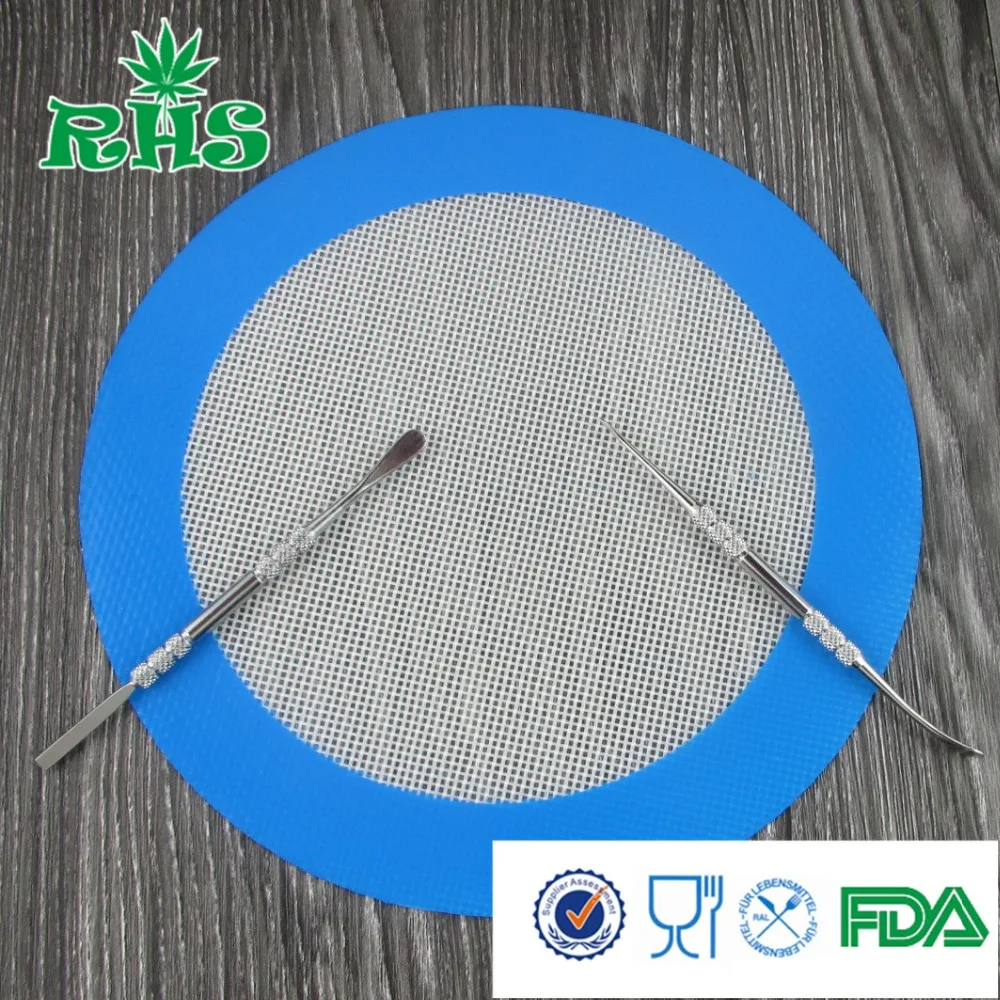 Еда Класс силиконовые Коврики S выпечки кондитерских 20 см 8 дюймов круглый