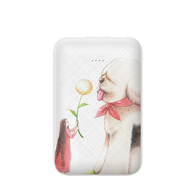 Dog Power Bank Baseus милый внешний аккумулятор 10000 мА/ч для iPhone Xs Max samsung huawei мини внешний аккумулятор быстрая зарядка портативное Внешнее зарядное устройство - Цвет: Dog Power Bank