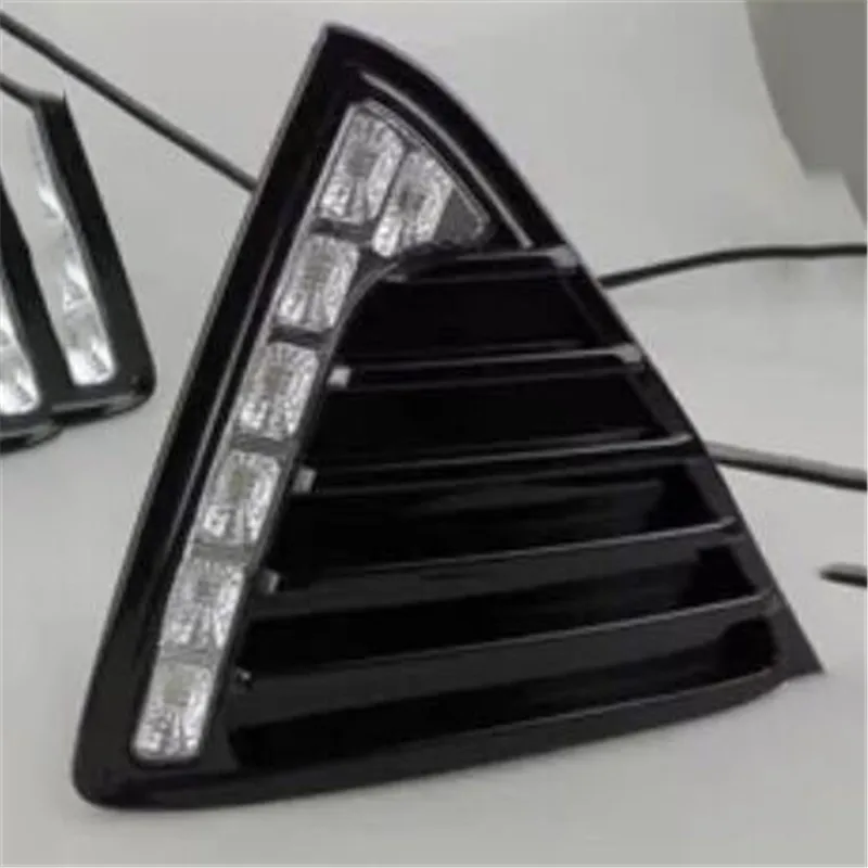 Gloss style E4 12V Светодиодные Автомобильные DRL дневные ходовые огни противотуманные