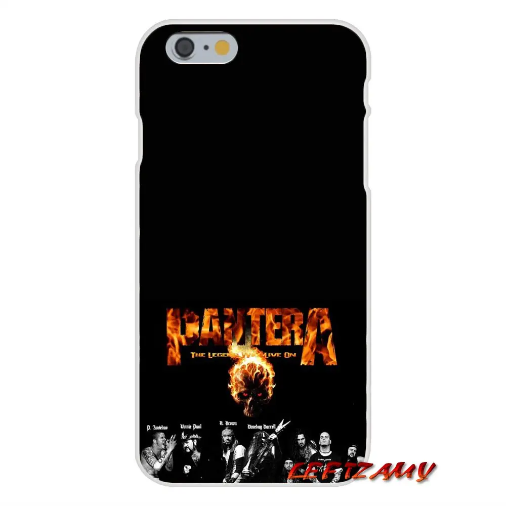 Band Pantera винтажные аксессуары для плакатов чехлы телефонов iPhone X 4 4s 5 5S 5C SE 6 S 7 8