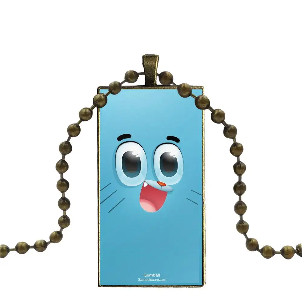 Восхитительный мир Gumball для детского ожерелья модная Длинная цепочка с