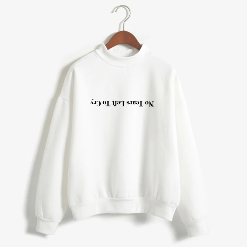 Свитшот Ariana Grande с надписью No Tears Left To Cry Женская толстовка принтом Харадзюку God Is A