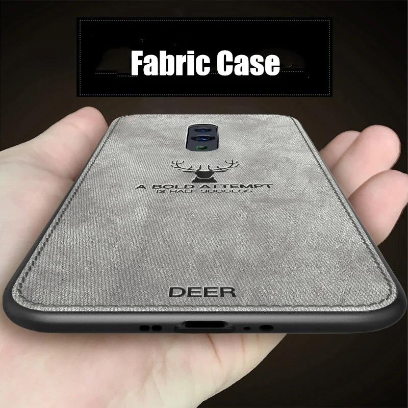 Classic Fabric Case For OPPO K3 Realme X Phone Cover Animal Design TPU Silicone Frame Back for RealmeX |