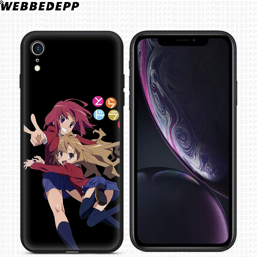 WEBBEDEPP Toradora Anime Soft Silicone Case for iPhone 11 Pro Xr Xs Max X or 10 8 7 6 6S Plus 5 5S SE |