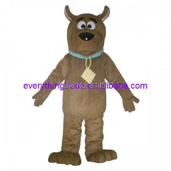 Hot selling 2014 Brown Dog Scooby Doo Mascot Costume Adult HOT SALE Brand New EPE|costume wig|epe filmepe packaging |