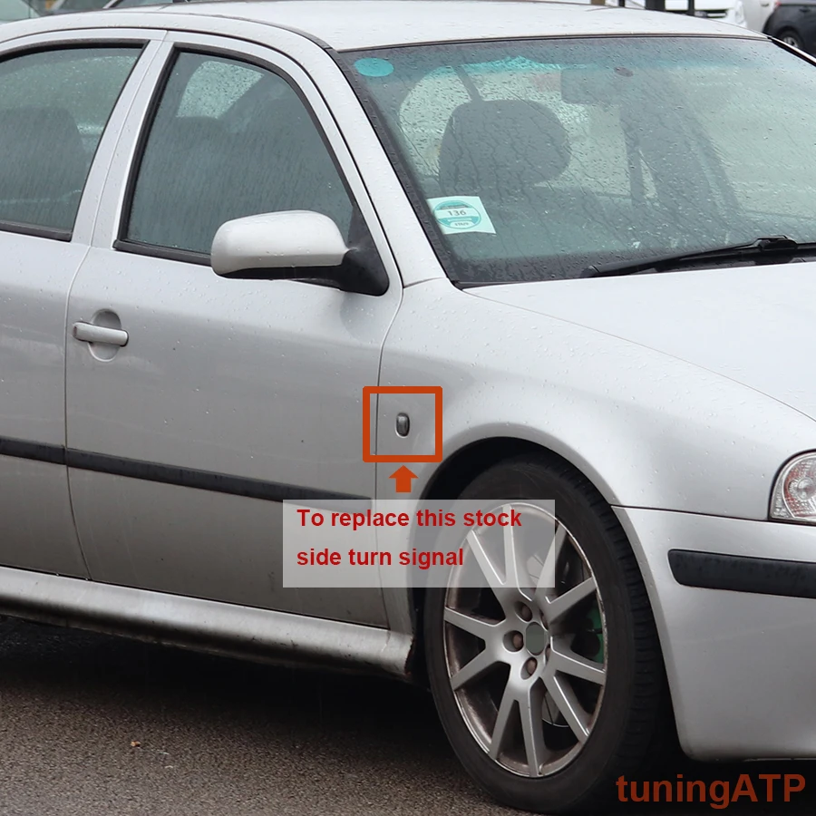 Боковое крыло Динамический указатель поворота повторители для Skoda Octavia Mk1 1U Roomster 5J современный стиль светодиодный авто лампа
