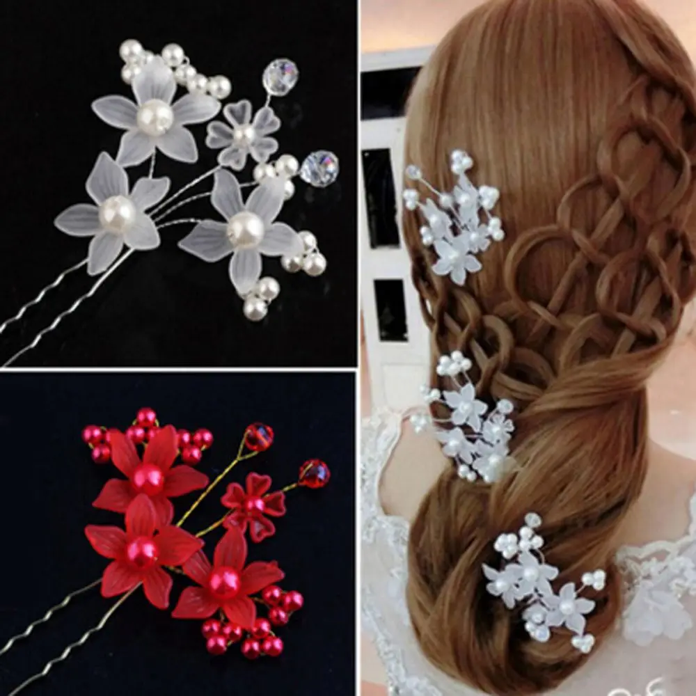 1 шт./6 шт. Модные женские красивые шпильки для волос с кристаллами свадьбы режим