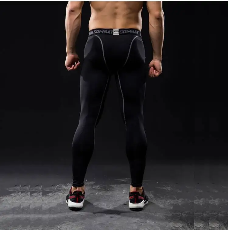 Мужские колготки для бега профессиональные компрессионные быстросохнущие