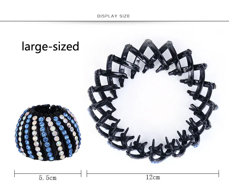 Новая мода жемчужные стразы бутон волос коготь создатель Жгут Hairgrip Hairpins аксессуары клип для женщин девочек Bezel on.