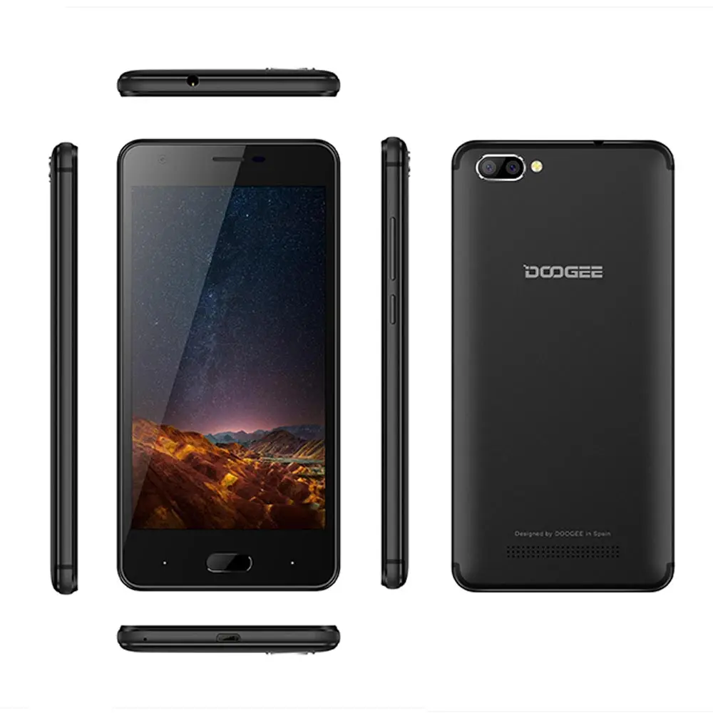 DOOGEE X20 двойной камеры заднего мобильных телефонов Android 7 0 5 &quotMT6580A 4 ядра 3g сотовые