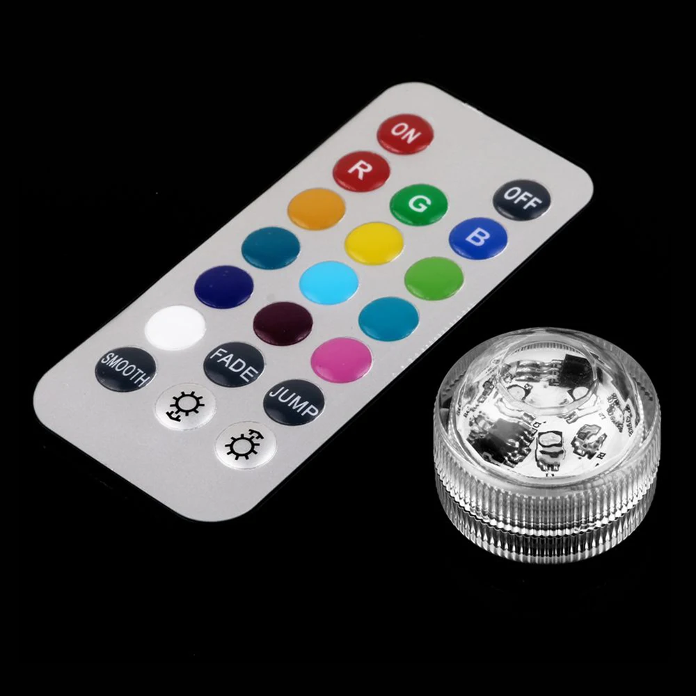 1 шт. твист RGB led погружной светильник floralytes дистанционное управление