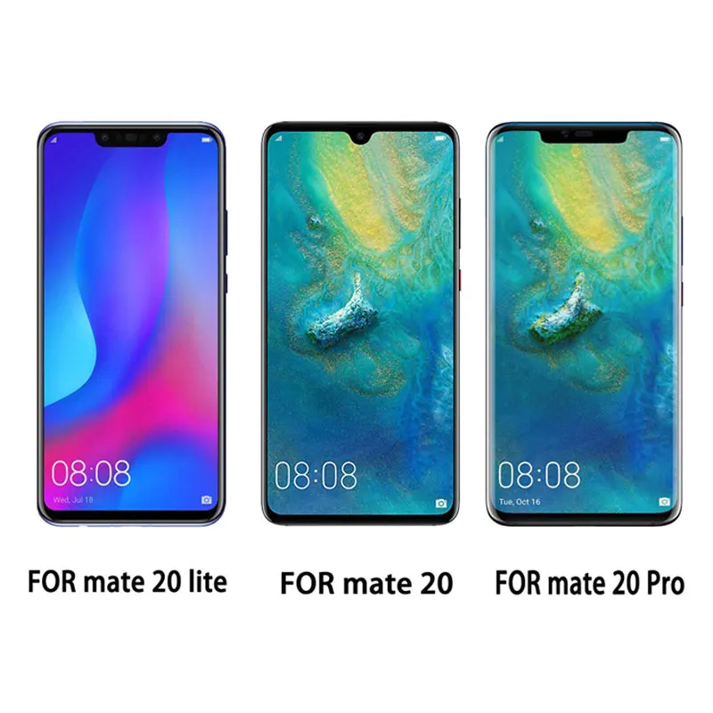 20D Tempered Glass For Huawei Mate 20 Pro 30 Lite Full Glue Cover Protective P20 P30 Screen Protector Film | Мобильные телефоны и