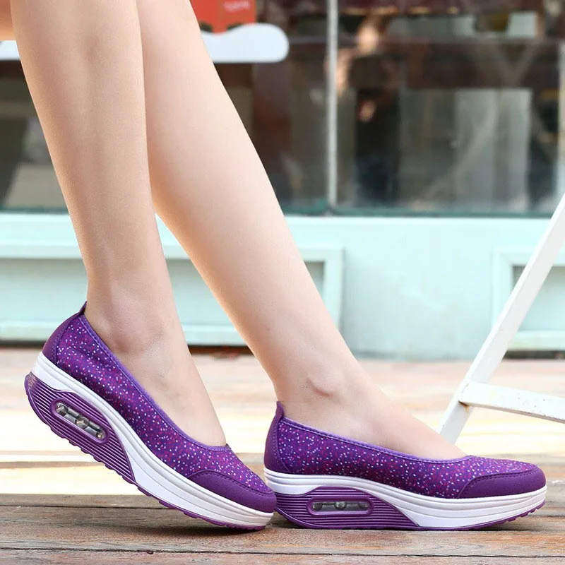 VTOTA Women Flats Slip On Loafers Flat Platform Female Moccasins Casual Shoes Breathable Tenis Feminino Ladies Boat | Обувь
