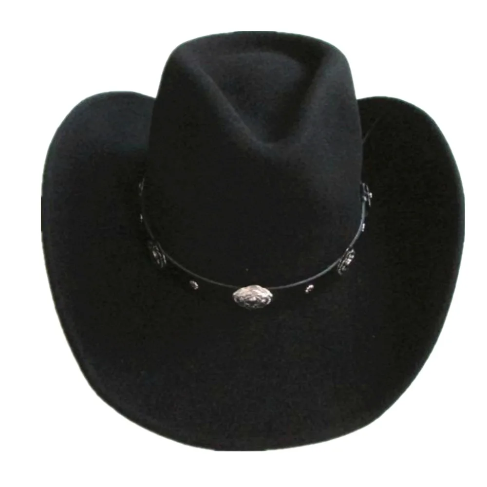Классическая ковбойская шляпа унисекс с короной|wool cowboy hat|cowboy hatcowboy hat black |