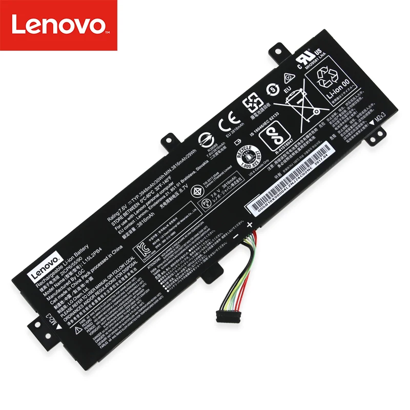 Оригинальный аккумулятор для ноутбука Lenovo IdeaPad 310-15ISK серия 310 7 6 В 30 Вт/ч 3816 мАч