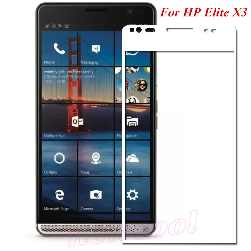 Полное покрытие из закаленного стекла для hp Elite X3 5 96 &quot9 H HD полное против царапин