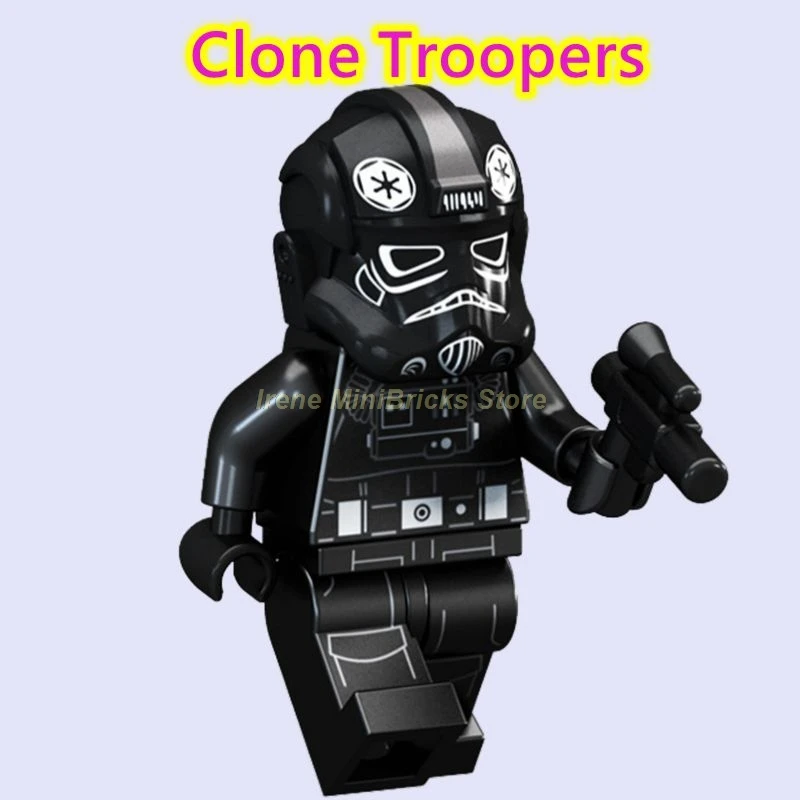 Clone Troopers Звездные войны, клон, штурмовик, Ewok Jabba Han Solo Leia, принцесса Дарт Вейдер, Звездные войны, игрушки для детей, строительные блоки, Звездные войны - Цвет: Clone Troopers