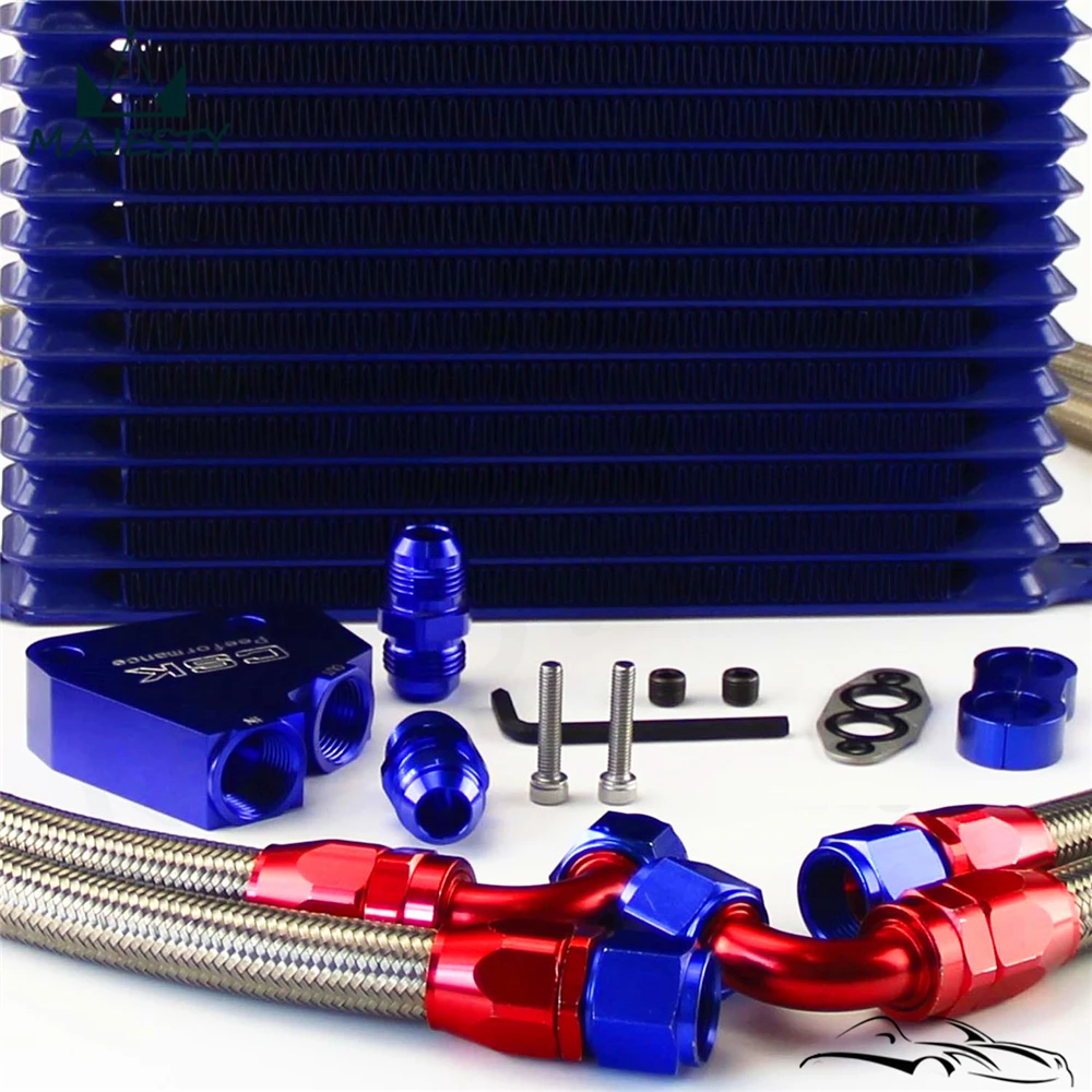 Комплект масляного радиатора 10 рядов + сэндвич пластина для заготовки LS1 LS2 LS3 LSX VE