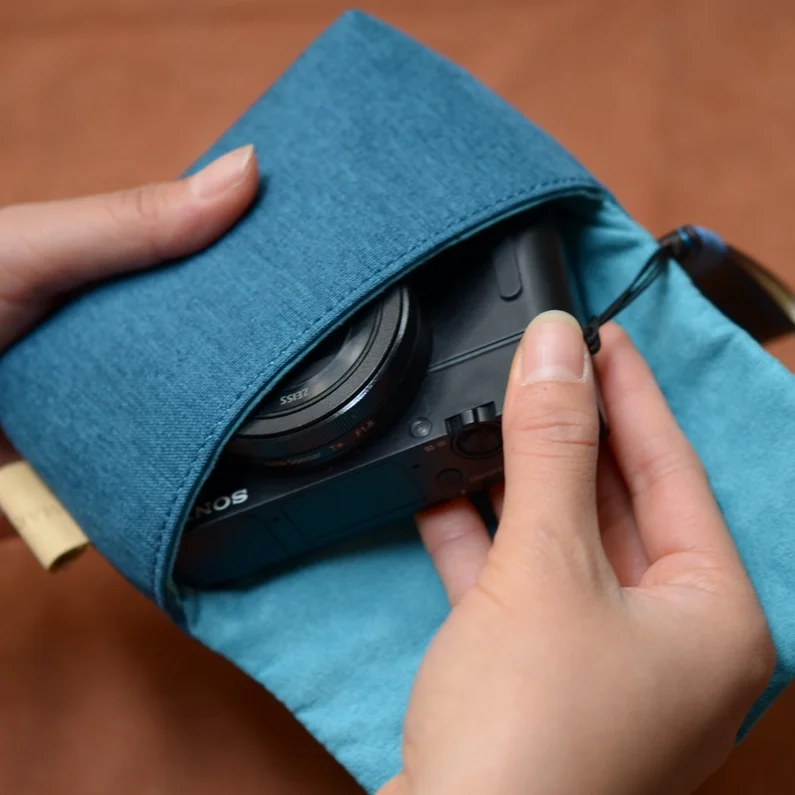 Нейлоновая сумка для хранения камеры Roadfisher Sony RX100 RX100II RX100M2 M3 M4 M5 Canon G7X G7X2 G9X Panasonic LX10