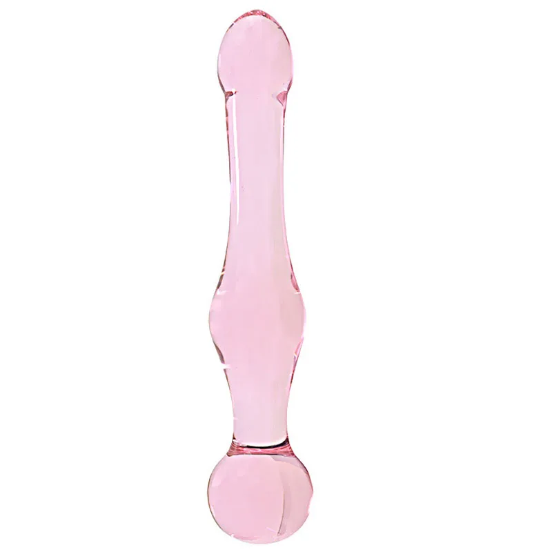 Pink Glass Dildo Anal Beads Butt Plug Beauty Sexy Toys Sex Products Buttplug Anus Stimulator Dilator | Красота и здоровье