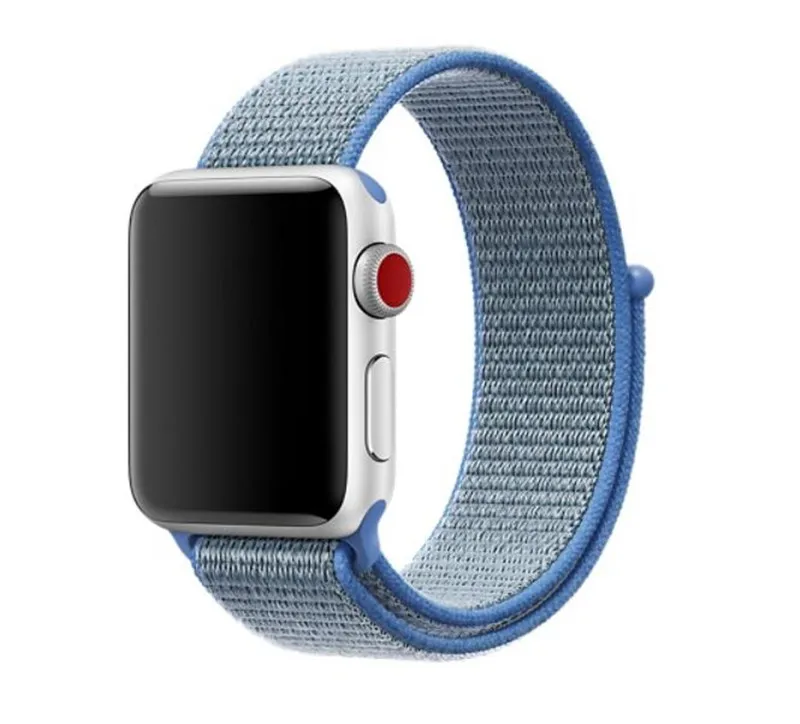 Спортивный нейлоновый ремешок для Apple Watch, ремешок 40 мм, 44 мм, ремешок для iWatch серии 1, 2, 3, 4, цветные сменные ремешки для часов 38 мм, 42 мм