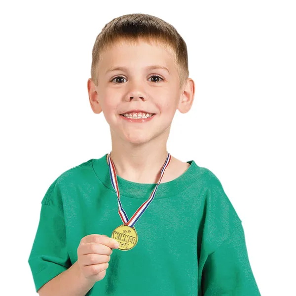 12 шт. игрушечный медаль трофей чемпион медали награда для детских игр на открытом