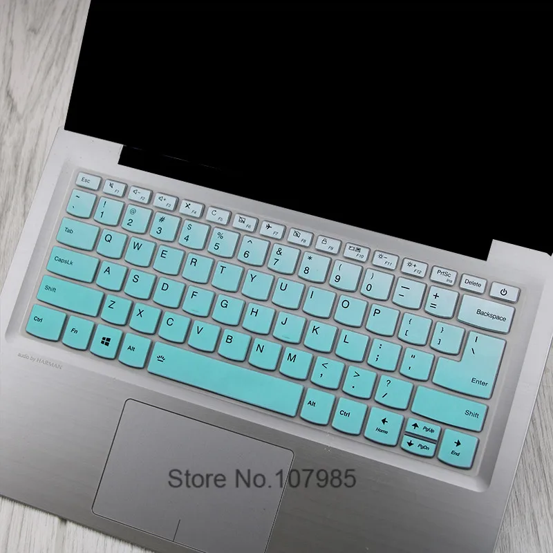 15 дюймовый ноутбук Тетрадь клавиатура кожного покрова протектор для lenovo Ideapad 530S 530 530s-14IKB 530s-14 14 дюймов 530s-15 530S-15IKB - Цвет: GradualSkyblue