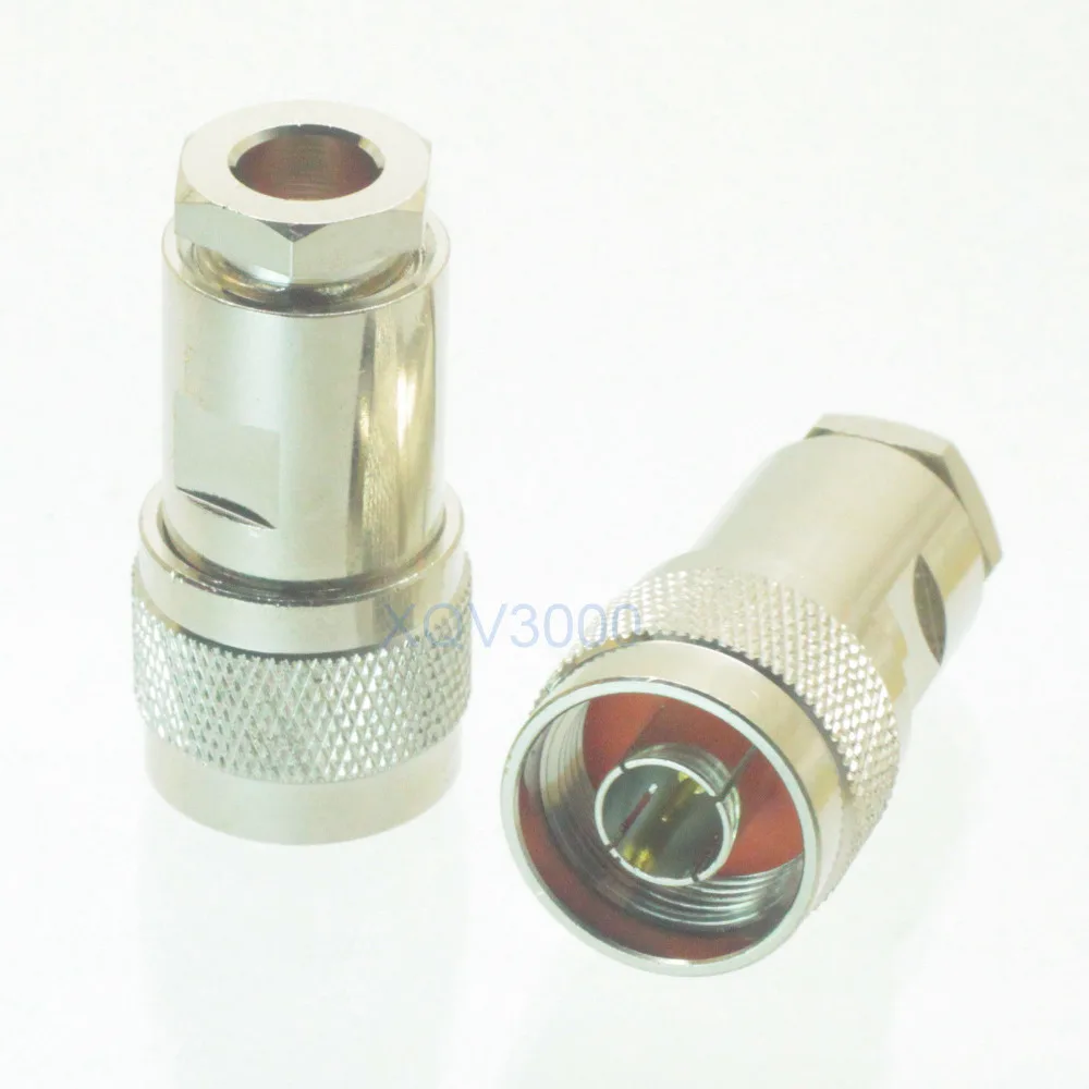 1pce Разъем N контактный штекер зажим для RG5 RG6 LMR300 RG304 75ohm RF коаксиальный|clamp connector|clamps