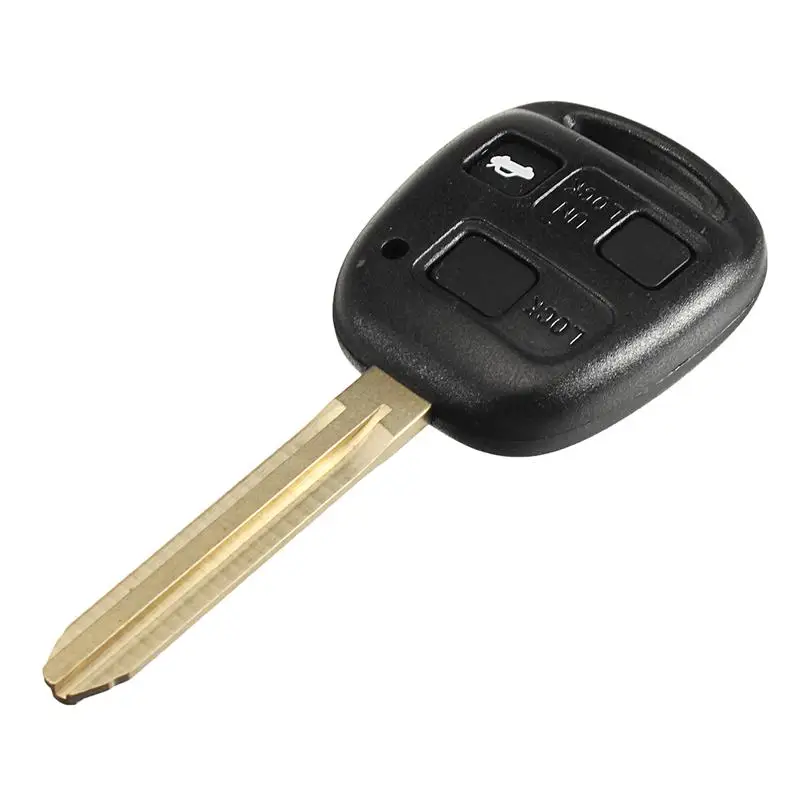 3 кнопки автомобиля дистанционного ключа чехол Брелок для Toyota Avensis Corolla Yaris Rav4