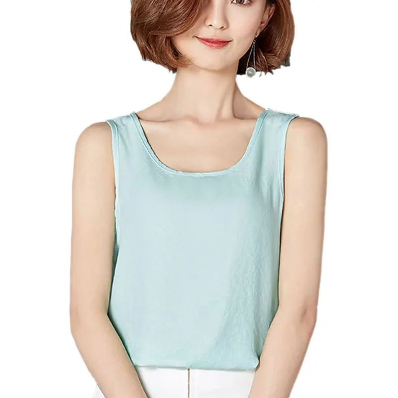 Коллекция 2017 года Модные дышащие майки из хлопка и льна большого размера женский