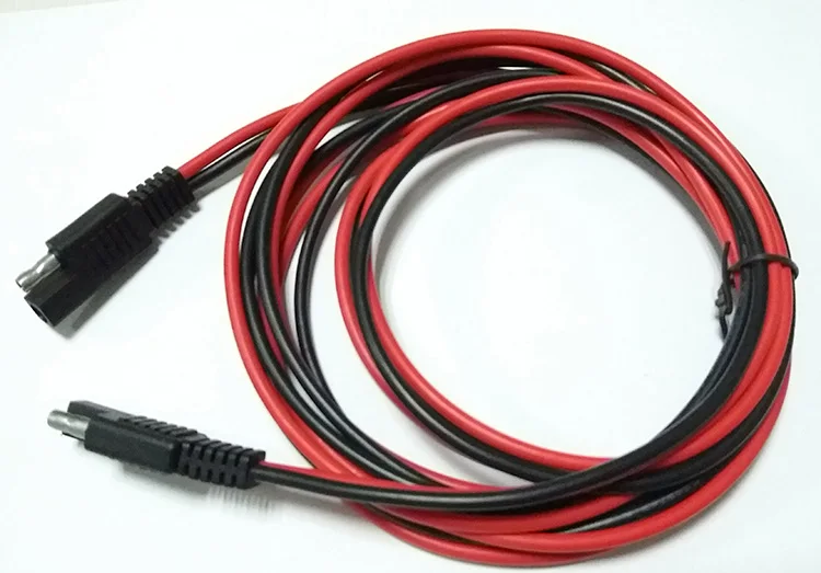 8 Feet SAE to Plug Quick Connector 20A/1015/14AWG Copper Cord Extension Power Cable for Automobile Car Washer Inflator Pump | Автомобили и