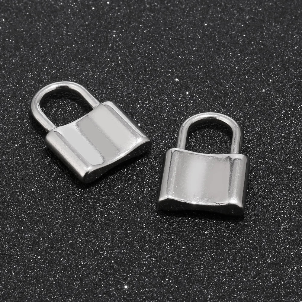 316L ожерелье из нержавеющей стали с твердым замком Подвески ручной работы