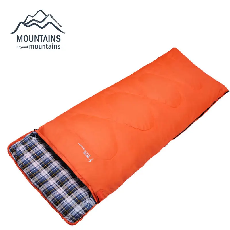 Взрослых спальный мешок Термальность осень зима конверт с капюшоном Кемпинг