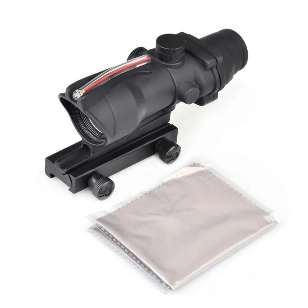 SEIGNEER оптика охотничий прицел ACOG 1X32 Тактический настоящий зеленый/Красный точка