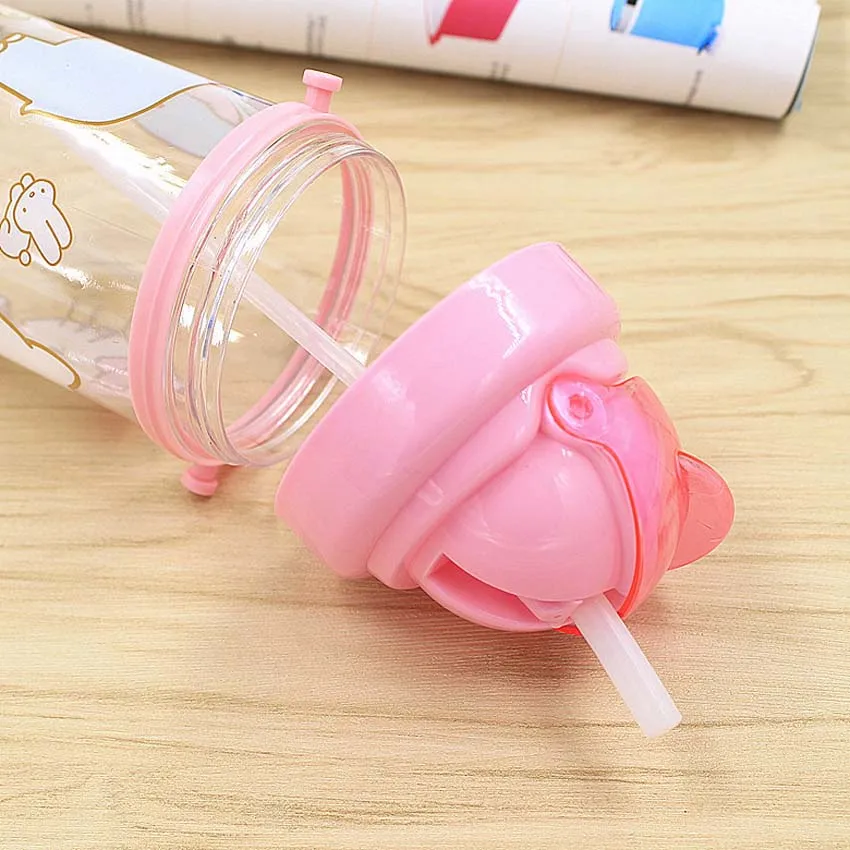 Анна Эльза милая бутылка для воды без бисфенола А с соломинкой детская чашка