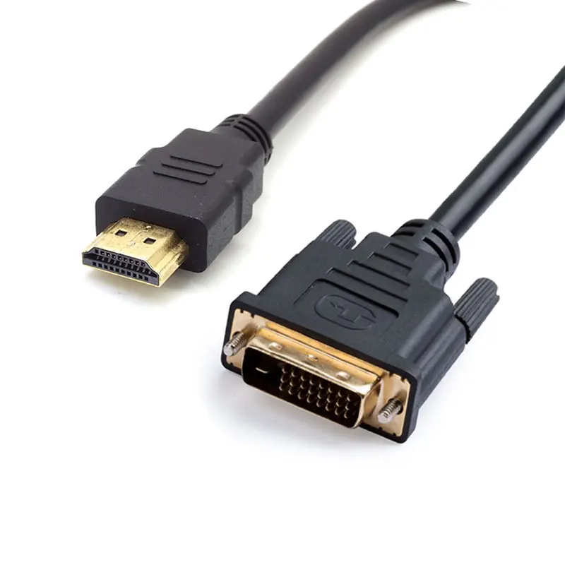 HDMI к DVI 24 + 1 pin адаптер позолоченный кабель Папа-папа для 1080P HDTV HD PC XBOX видео
